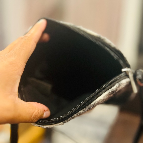 Saddle Bag- Faux Leather Be Kind, Chain Strap Small Crossbody - Picture 3 of 6